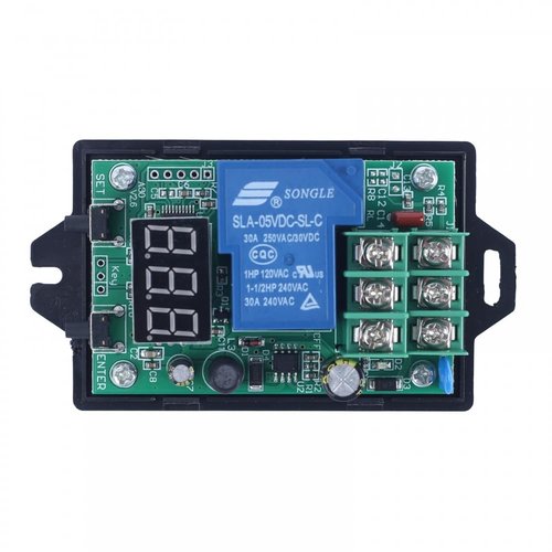 Voltage Monitor Module, A30-U1 30A DC 99.9V Voltage Detection Control Relay with Delay Battery Charge Discharge Timer with Overvoltage Undervoltage Control