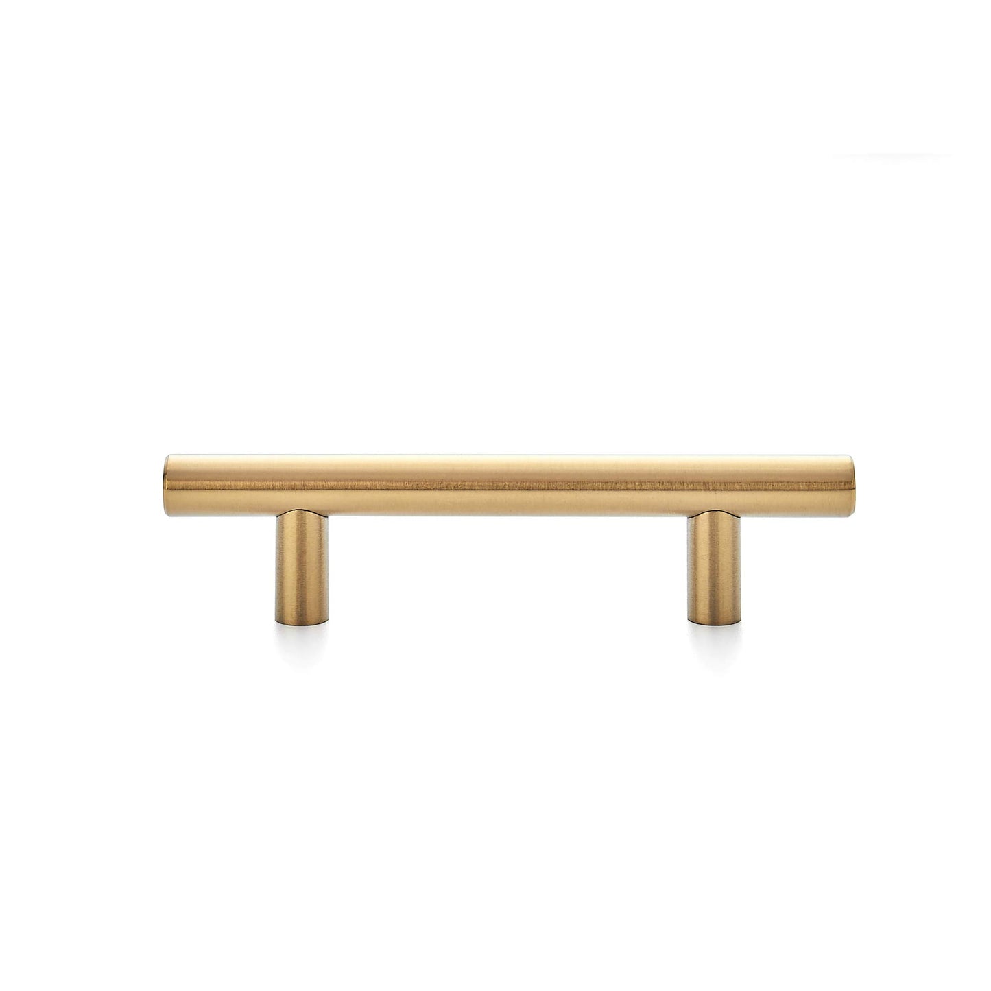 Ravinte 50 Pack 5 Inch Cabinet Pulls Brushed Brass Stainless Steel Kitchen Drawer Pulls Cabinet Handles 5”Length, 3” Hole Center