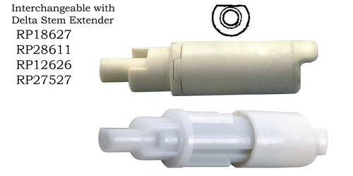 Generic Delta Shower Stem Extension Extender Brass Tip