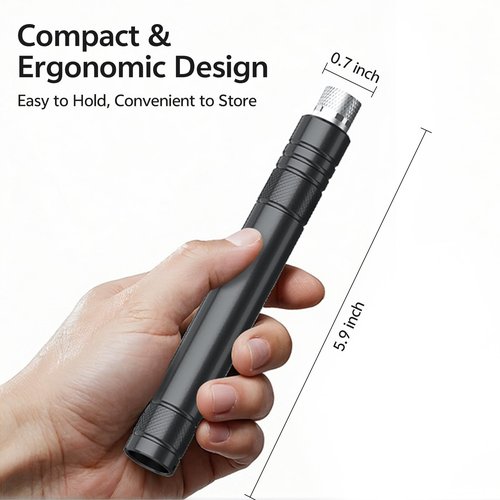 [Professional] Rechargeable Green Line Light Flashlight Long Distance Range for TV/LED/LCD Screens Tactical Flashlights Presentation Office/Classroom/Outdoors/Astronomic/Construction [202] (1)
