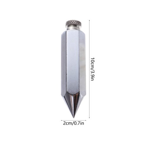 Plumb Bob with String, Steel Hexagonal Plumb Bob for Indoors or Outdoors. Carpenters, Construction Teams, Architects, And DIY Enthusiasts