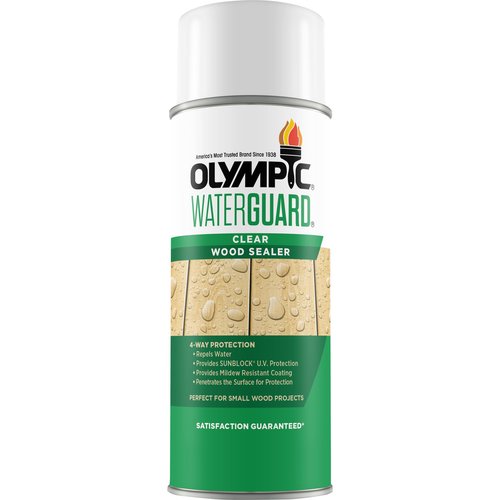 Olympic WaterGuard 11 oz. Clear Exterior Waterproofing Wood Sealer Spray