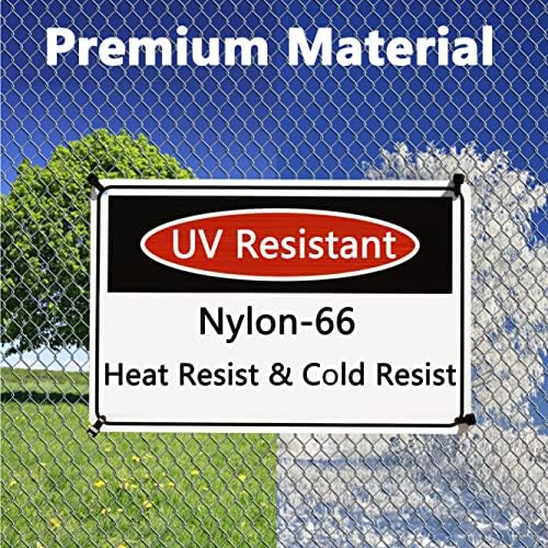 Yoyoellafa Heavy Duty Black Zip Ties 20 Inch 250lb, 40 Pack Outdoor Cable Wraps