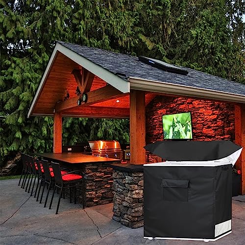 YANGSHILEI 38W×23D×34H Chest Freezer Cover 7.0 Cu Ft Outdoor Weatherproof