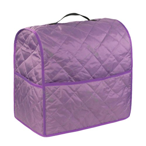 Mixer Grinder Dustproof Cover ，Stand Mixer Grinder Dust-Proof Cover For Various Kitchen Appliance Accessories，Water-Resistant，Easy Cleaning, Multi Pockets(Fit For Bowl Lift 5-8 Quart) (purple)