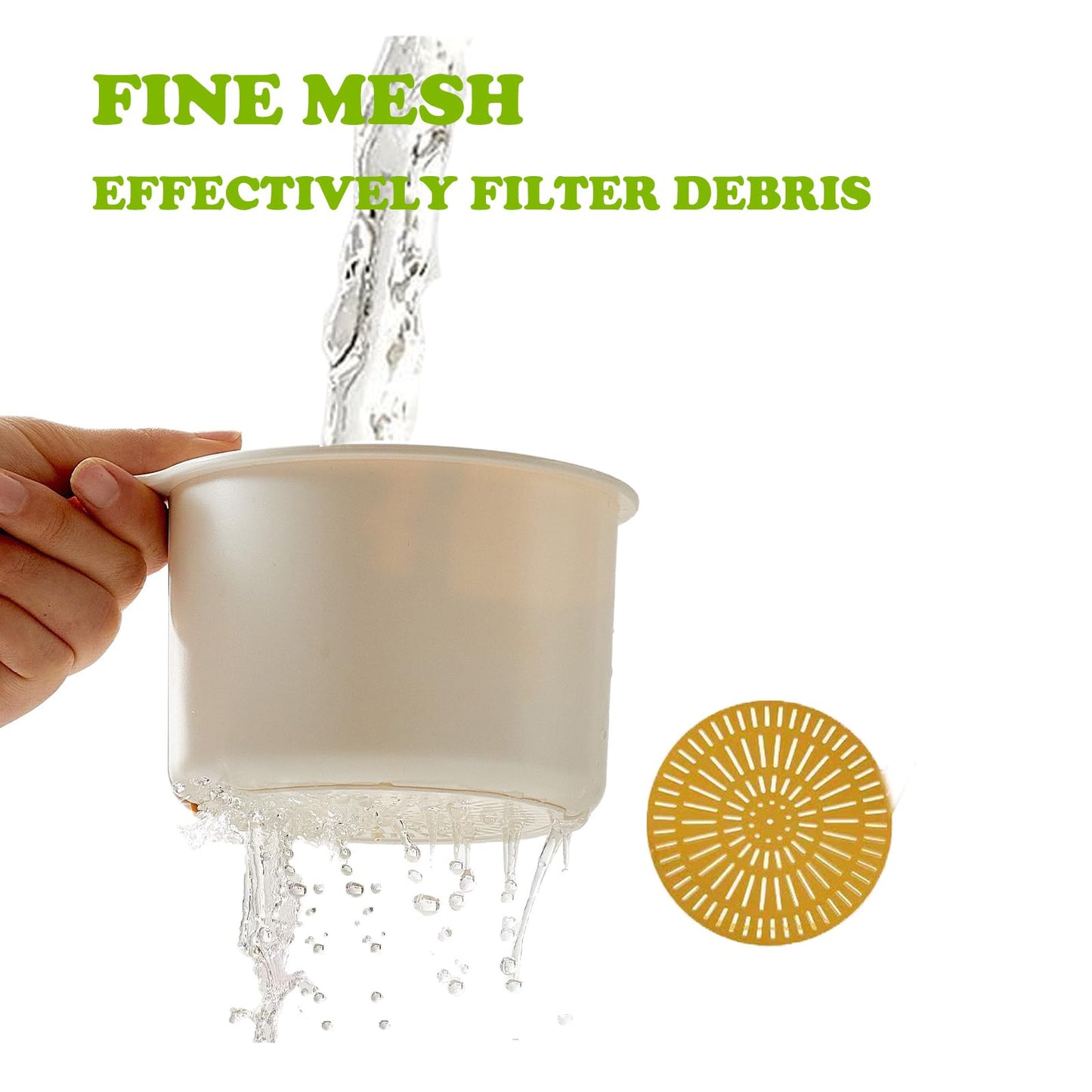 Kitchen Sink Strainer Net Bags Sink Drain Rack with Strainer Mesh Bags Kitchen Sink Drain Filter Food Catcher Trash Catcher for Garbage Leftovers Efficient Kitchen Sink Strainer Solution (Green)