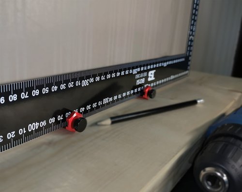 Stair Gauges for Framing Square and Rafter，Lengthen，Anti-Lost (Pair)