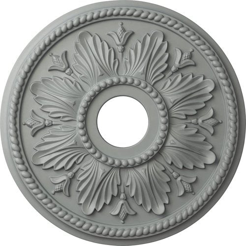 Ekena Millwork CM18ED1 18 1/8-Inch OD x 3 1/2-Inch ID x 2 3/4-Inch Edinburgh Ceiling Medallion