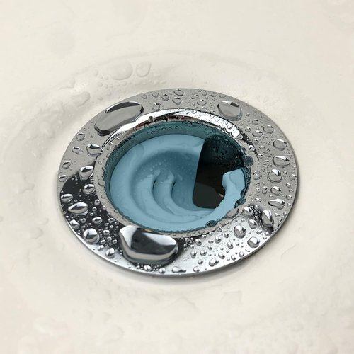 2 Sizes Bathtub Drain Funnel for Hair Clog Prevention, Drainage Outlet Hair Collector, 2 Size Pack 1.3" .7" Tub Drains, for Pop Up and Regular Drains of Shower, Bathtub, Bathroom, Sink