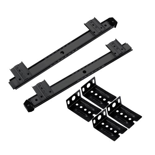 Ball Bearing Keyboard Slides Keyboard Drawer Slides Tray Accessories Quiet and No Noise, Very Sturdy and Easy to Install, Ball Bearing Slides(Black)