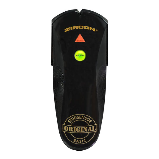 Zircon® StudSensor™ Basic SL Stud Finder Wall Scanner, Edge-Detection Wall Stud Finder for Wood and Metal Studs Behind Drywall, LED Alerts and SpotLite® Beam for DIY Picture, Shelf and TV Mounting