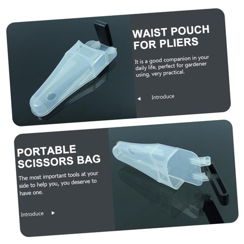 TOYANDONA Flower Twig Clippers Storage Holder Portable Pe Garden Tool Pouch for Shears Pruners Pliers Lightweight Scissors Protector for Storage Garden