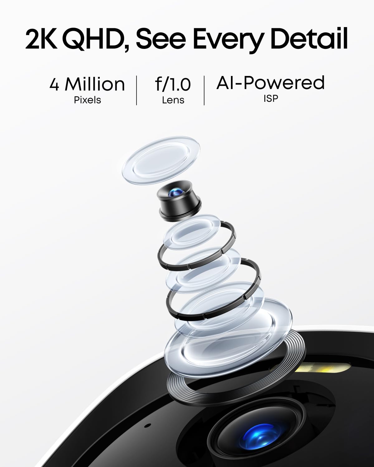 eufy Security eufyCam E40 2-Cam Kit (HomeBase 2), Outdoor Wireless Solar Security Camera, 2K Resolution with Integrated Solar Panel, MaxColor Night Vision, Expandable Local Storage, No Monthly Fee