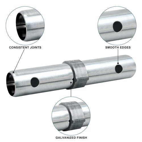 1-5/16"OD Scaffolding Pins, JUKFITA Scaffolding Equipment for Small Building Tasks, 4 Pack Scaffolding Coupling Pins, Includes 8 Spring Retainers