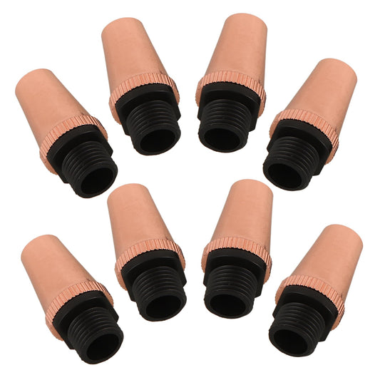 Gadpiparty 8pcs Metal Locking Cable Glands Vintage Edison Light Socket Cord Grip Connectors Waterproof Strain Relief for Ceiling Lights DIY Projects
