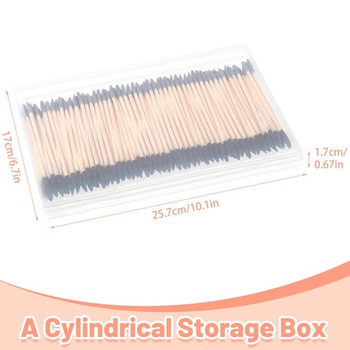 100 Pcs Sanding Sticks, Double End Matchsticks Fine Detailing Polishing Stick with Storage Box for Plastic Models Wood Hobby Woodworking, 120/280 Grit