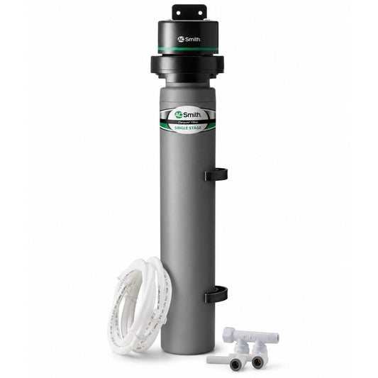 AO Smith Water Filter for Sink Faucet - Advanced Direct Connect Under Sink Water Filter System - Claryum Filtration Reduces 99% of 78 Harmful Contaminants - AO-MF-ADV