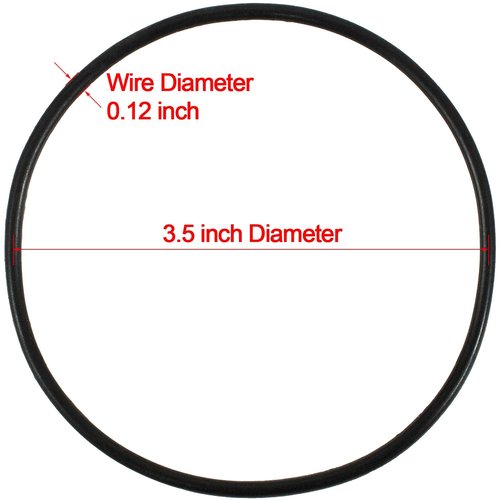 ANCIRS 3 Pcs 3.5" I.D, 3.5" O.D. Replacement O-Rings for 10" Reverse Osmosis Water Filter Housing