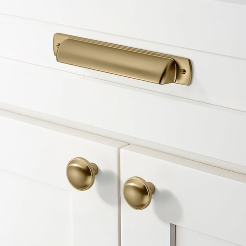 khtumeware 10-Pack 5 Inch(128mm) Champagne Bronze Cabinet Handles Warm Brass Cabinet Pulls Gold Kitchen Cabinet Hardware for Cupboard Drawer Pulls Dresser Handle Cabinet pulls.