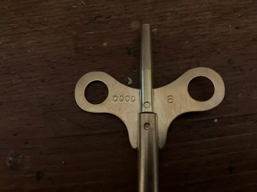 Seth Thomas Sonora Chime/Adamantine Replacement Double Ended Clock Key 6/0000