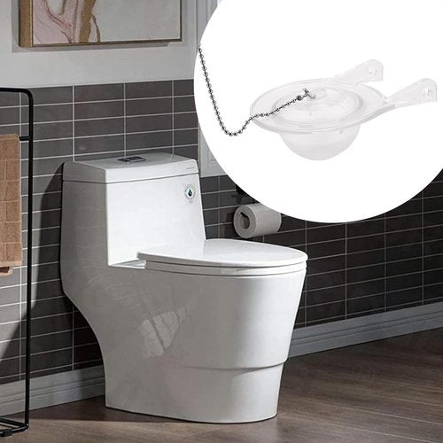for Gerber 99-827 3 Inch Transparent Toilet Flapper with Strong Seal,Iron Chain Included,Ideal for 3 Inch Toilet Flapper Replacement,1-Pack