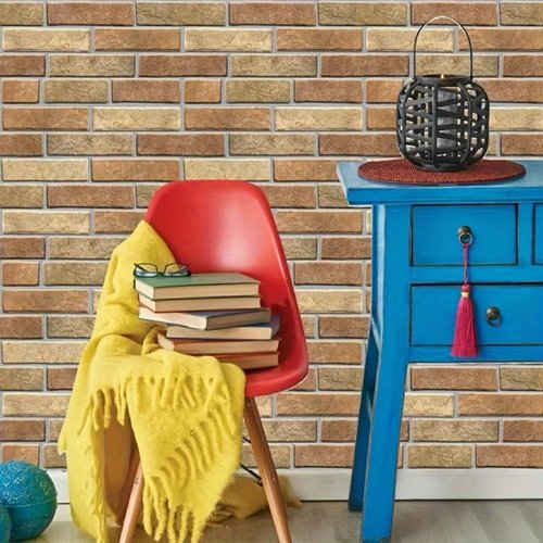 3D Wall Panels Peel and Stick,3DWall Paneling,11.8x11.8in,Easy Install Faux Brick & Stone Decorative Wallpaper(20pcs-Covers 19 sq ft)