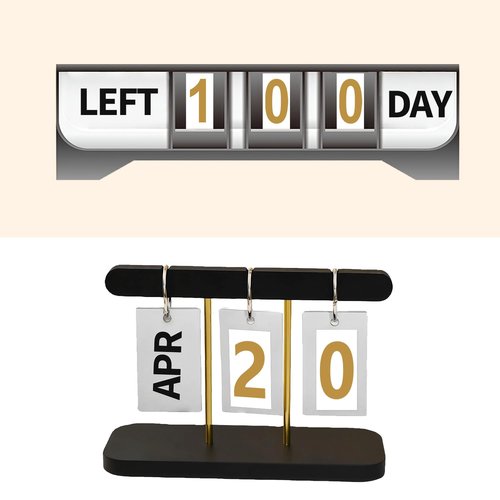 Keeshibao 288 Pcs 2" Mailbox House Numbers for Outside, Reflective Gold Number Stickers 2 inch 0-9, Vinyl Sticker by Number for Wedding Table, Address, Mail box, House, Signs, Office Hotel Room