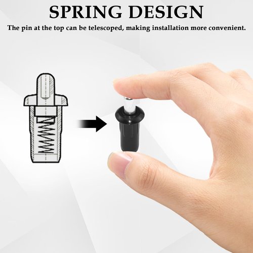 Aifeier ET 8 Pieces Cabinet Door Repair Pins Damper Replacement Repair Pins Blinds Spring Loaded Furniture Fittings Door Spring Parts