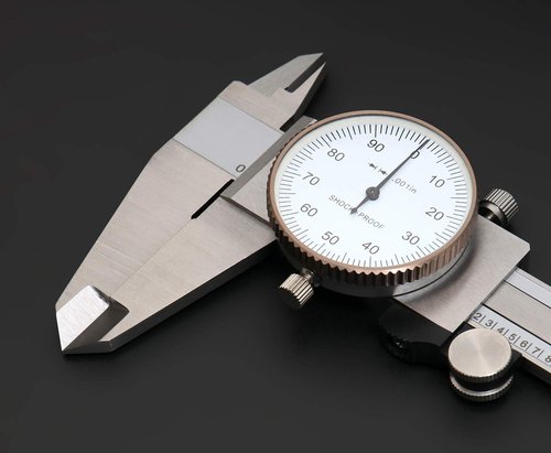Accusize Industrial Tools 0-8'' by 0.001'' Precision Dial Caliper, Stainless Steel, in Fitted Box, P920-S218