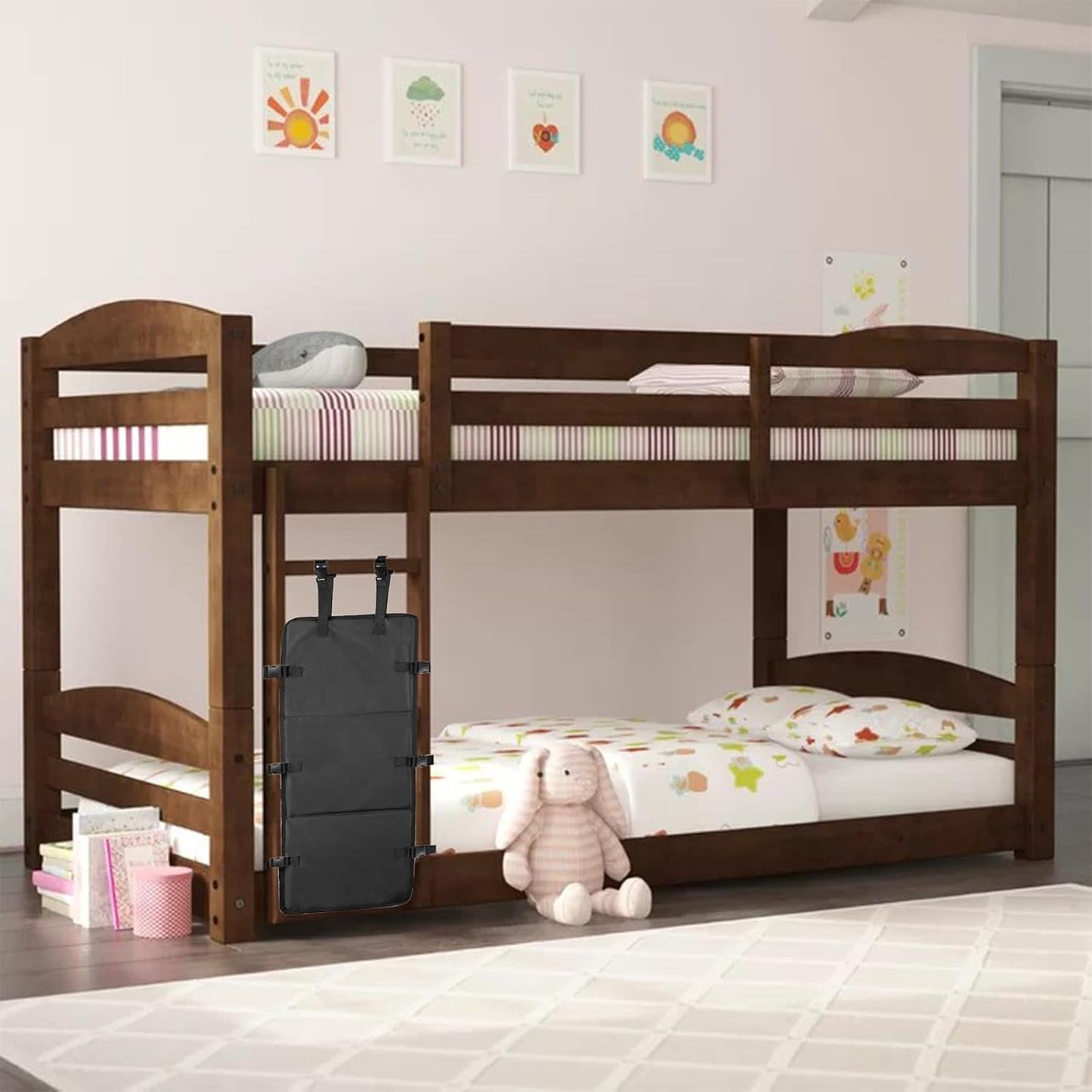 Bunk Bed Ladder Cover - 31x15 Inches Guard Protector to Prevent Climbing - Pool & Playground Ladder Lock