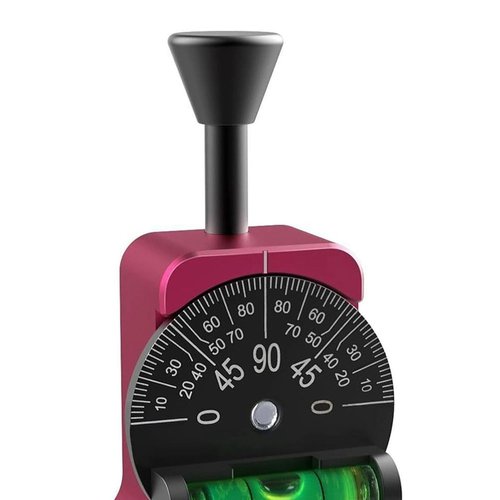 Pipe Center Finder, Pipefitter Tools with Magnetic Centering Head, Adjustable Dial Bubble Protractor, Pipe Fitting Tools Center Finder to Measure Pipe Diameter from 1 1/2 to 6in