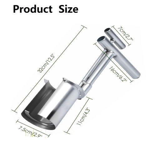 Bulb Planter Tool, 2025 New Gardening Tools Bulb Transplanter, Stainless Steel Seed Planting Tools, Plant and Fruit Tree Seedling Transplanter Hand Digging Garden Tools (1)