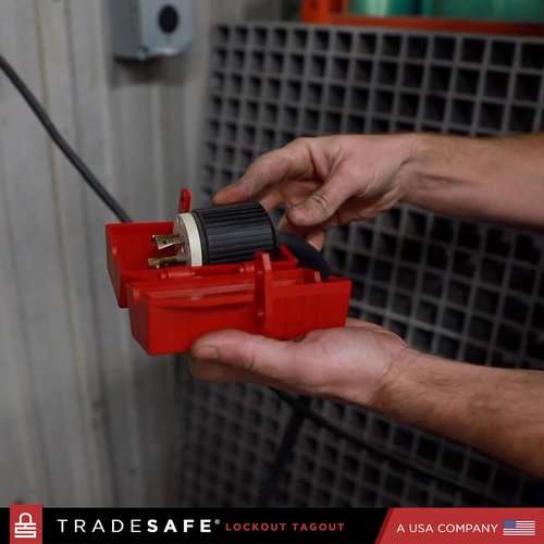 TRADESAFE Professional Lockout Tagout Kit - Loto Locks, Gate Valve Lock, Ball Valve Lockout, Circuit Breaker Locks, Hasps, Plug Lock, Cable Loto, Tag Out Tags and Ties Set (1 Key Per Padlock)