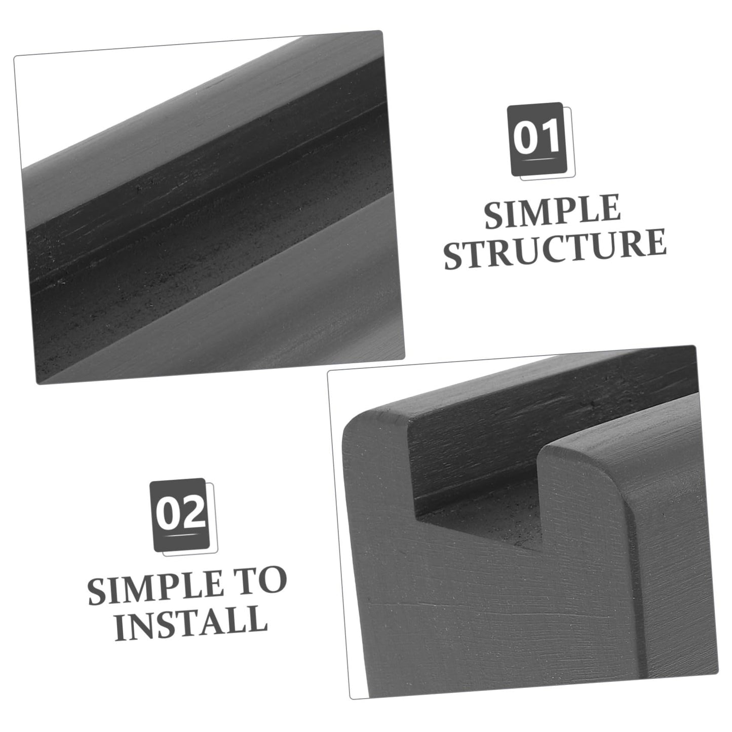 Yardenfun Skid Floor Mirror Support Bracket Multipurpose Full Mirror Holder Stand for Bedroom and Living Room Dark Gray