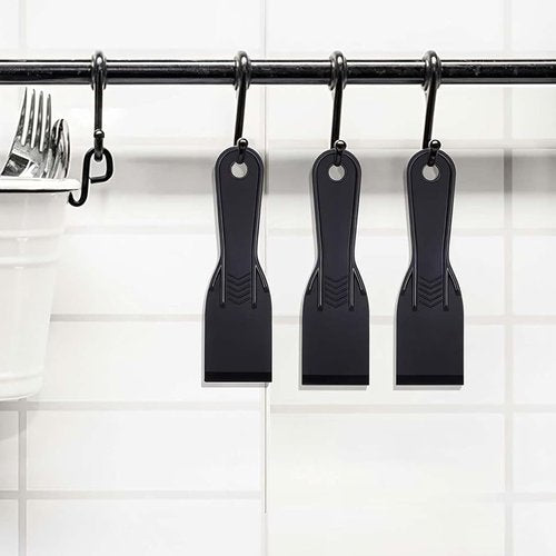 6pcs Plastic Putty Spreader Construction Tool Car Film Patch Filling Scraper Wallpaper Scraper Gypsum Scraper Putty Scraper, Used for Splash Repair Flexible Putty Knife