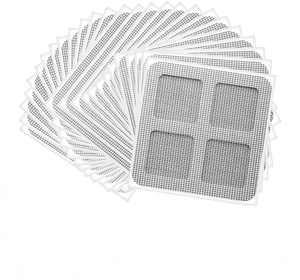 Disposable Floor Drain Sticker, Disposable Hair Drain Stickers, Sink Drain Strainer Screen Catcher （50Pcs）