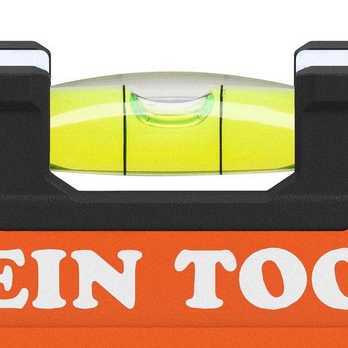 Klein Tools 93572 72-Inch Box Level, Box Beam, 3 Vials, High Visibility Orange, Aluminum Body