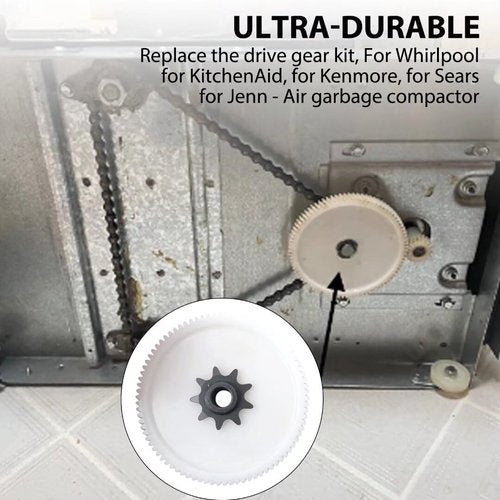 882699 (AP3122987) Trash Compactor Drive Gear Kit 14211018, 41001084, 4149667, 4154800 Replacement for KUCS03FTSS3 TRASH COMPACTORS
