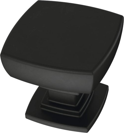Franklin Brass Parow (10-Pack) Cabinet Knobs | Matte Black Handles for Dresser Furniture Drawers/Kitchen/Door/Bathroom | 1-1/8" P29542Z-FB-B