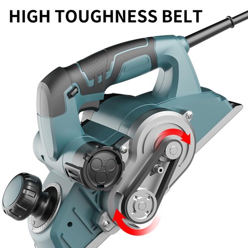 DNTI-7.1AMP electric hand planer for wood Planer depth 4 mm Electric Hand held Planers for Woodworking 3-1/4 Inch corded Planer Wood Chamfer DIY Smooth Finish Carpentry Tool (58219-4MM)