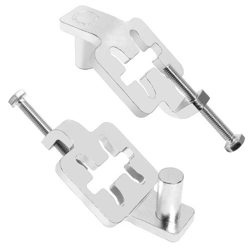 2 Pack T-Post Gate Hinge Pins Heavy Duty Steel, Easy to Install for Farm, Garden & Backyard Gates