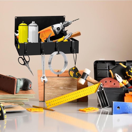 maytopia 3 Pack Magnetic Aerosol Spray Can Holder, Magnet Toolbox Bottle Holder, Heavy Duty 20lb Capacity Magnet Garage Organizer, Tool Box Storage Rack for Garage Home Workspace
