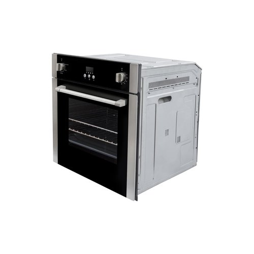 Magic Chef 24-Inch Built-In Electric Single Wall Oven, Stainless Steel, 2.2 Cu. Ft. - Kitchen Appliance with Programmable Convection, 4 Cooking Modes, Broiler Pan and Defrost Function