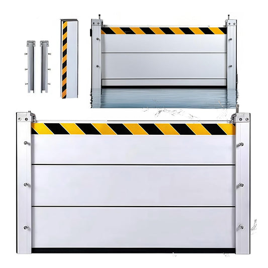 Water Barrier 10pcs Emergency Block Water Board Removable Emergency Flood Control Flood Barrier Boxwall Board