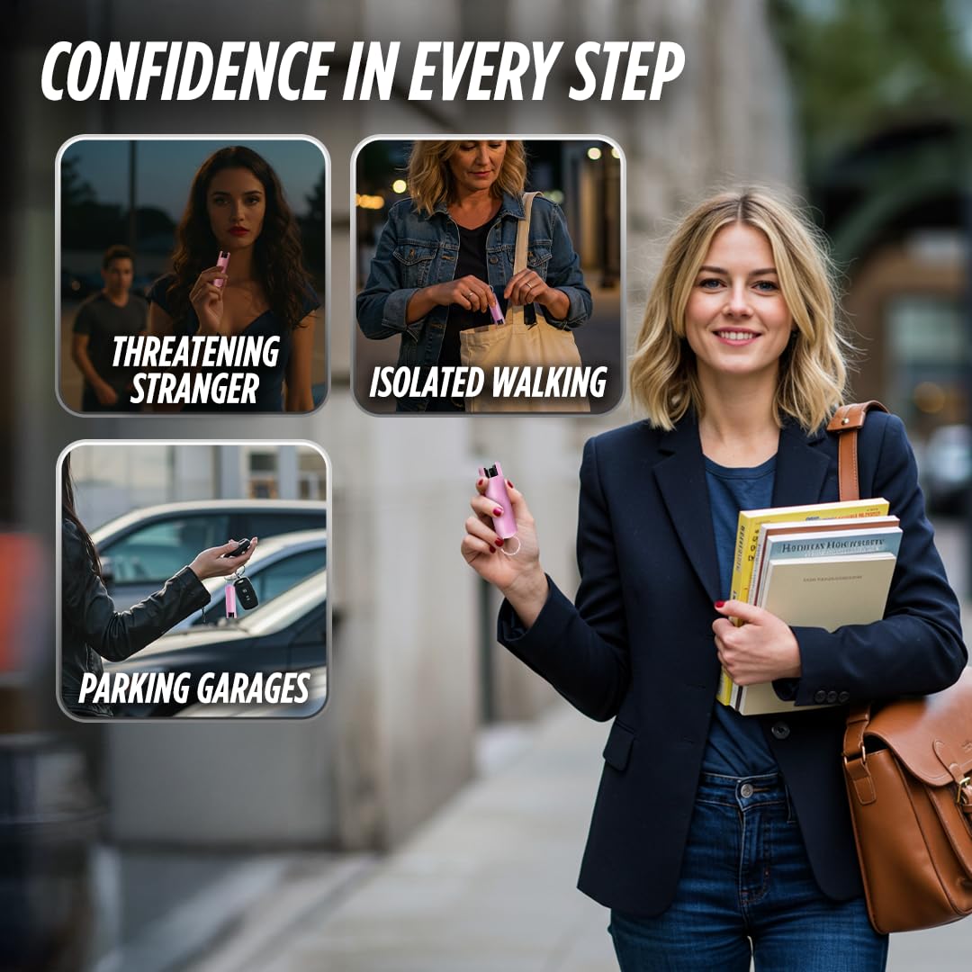 GUARD DOG SECURITY Quick Action Pepper Spray, Maximum Strength, 16-ft Range, Belt Clip For Easy Carry & Fast Access, keychain ready, Made in USA