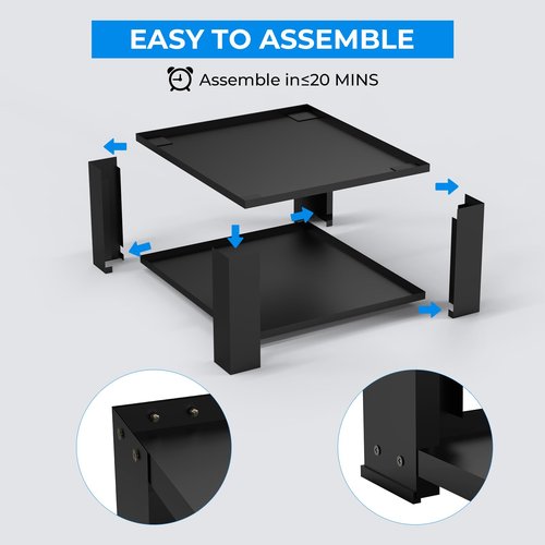 Laundry Pedestal for Washer and Dryer 18" Height - Fit 27 and 28 Inch Washer and Dryer Stand Riser Heavy Duty Steel 700lbs Capacity Universal Washing Machine Pedestals Black