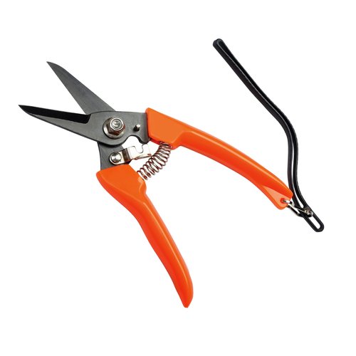 Gardening Scissors, Straight Handle Carded Hoof Trimmers, Multiuse Carbon Steel, for Goats, Sheep, Alpacas, Lambs, and Pigs
