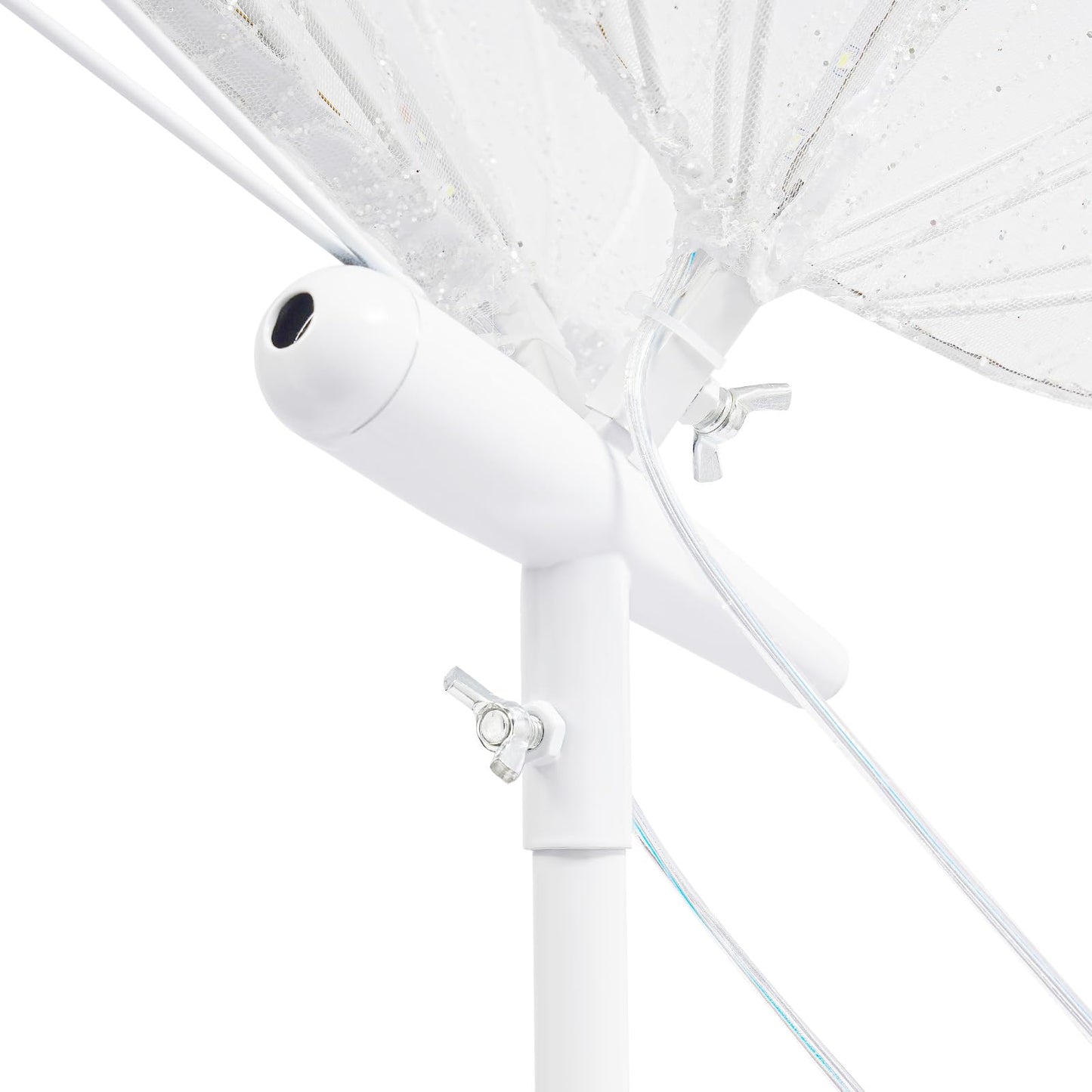 banborba Wedding Butterfly Floor Lamp, Creative Butterfly Ceiling Light, Adjustable Height LED Butterflies Lights, Romantic Hanging Decoration Props for Wedding Party Events - 2Pcs/Warm Light