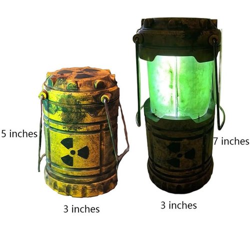 ISZIIZRH Miniature Nuclear Reactor Lamp - Collapsible Portable for Camping, Emergency, Bedroom Decor & Table Centerpiece (C1)