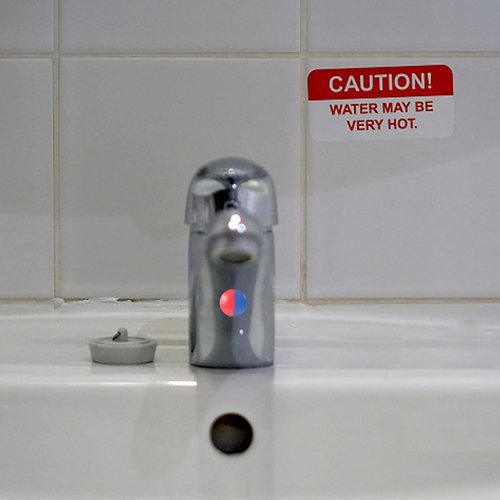 10Pcs Faucet Index Buttons Hot/Cold Signs Switch Labels Faucet Replacement Part Temperature Indicator Hot/Cold Buttons for Kitchen Bathroom